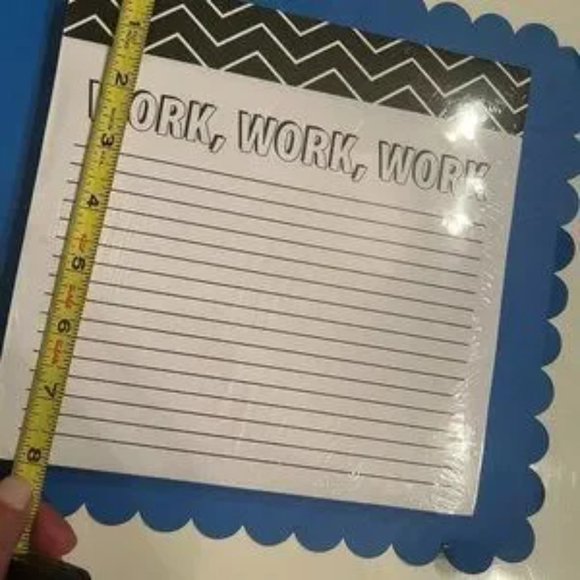 Note Pad - Memo Block - Work! Work! Work! (250 sheets - new ) - Picture 3 of 4